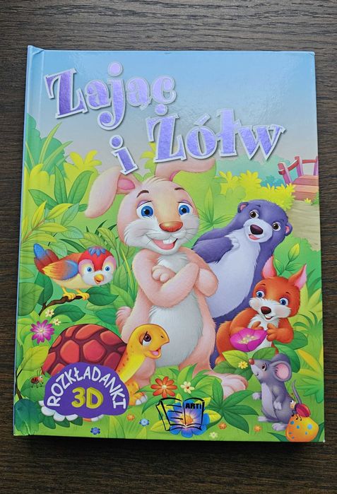 Książeczka 3D Zając i żółw