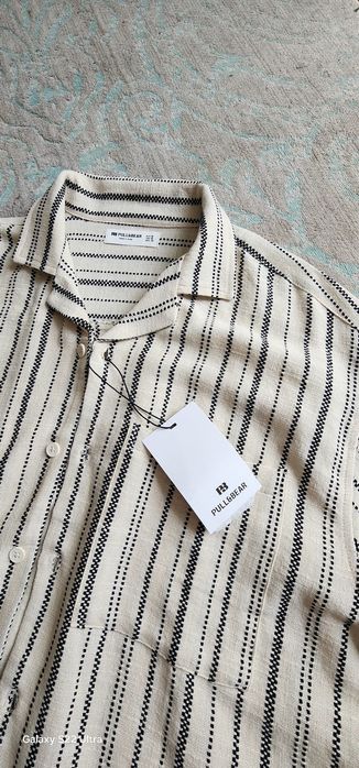 Чоловіча рубашка льон від  Pull & Bear