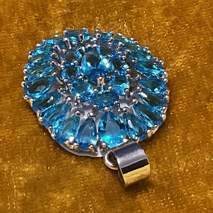 Pendente prata 925 medid,3,5 cm