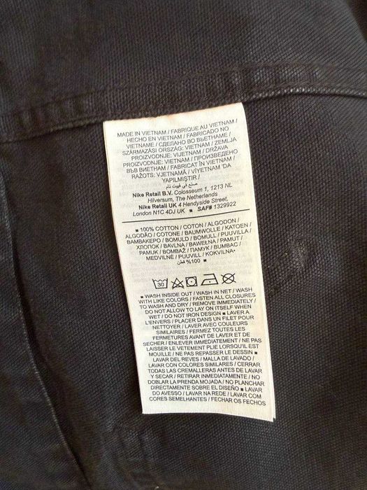 ОРИГІНАЛ! Джинсовка Jordan Rare Air Chicago Jkt Black S M | IB3001-010
