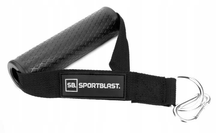 UCHWYT DO WYCIĄGU górnego i dolnego taśm z karabińczykiem 2SZT SZ