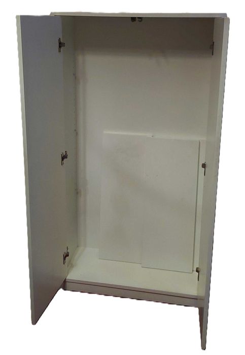 Armário branco, duas portas