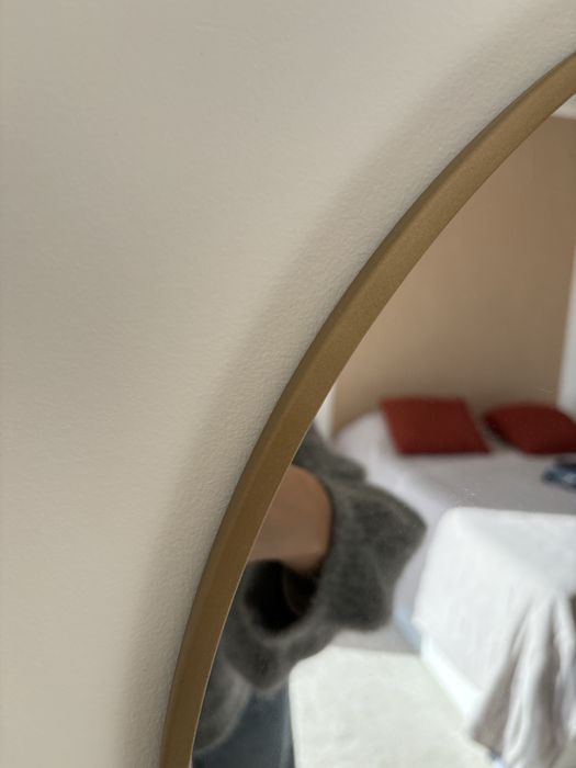 Espelho redondo dourado - Leroy Merlin