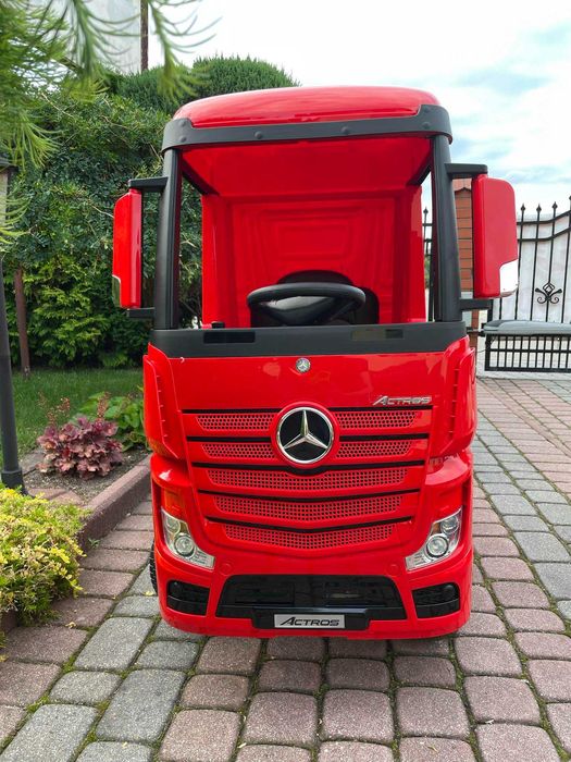 Auto na akumulator TIR Mercedes Naczepa 4x4 Samochód Ciężarówka 8 kół
