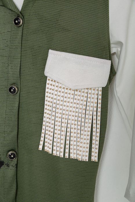 Кардиган + лонгслив