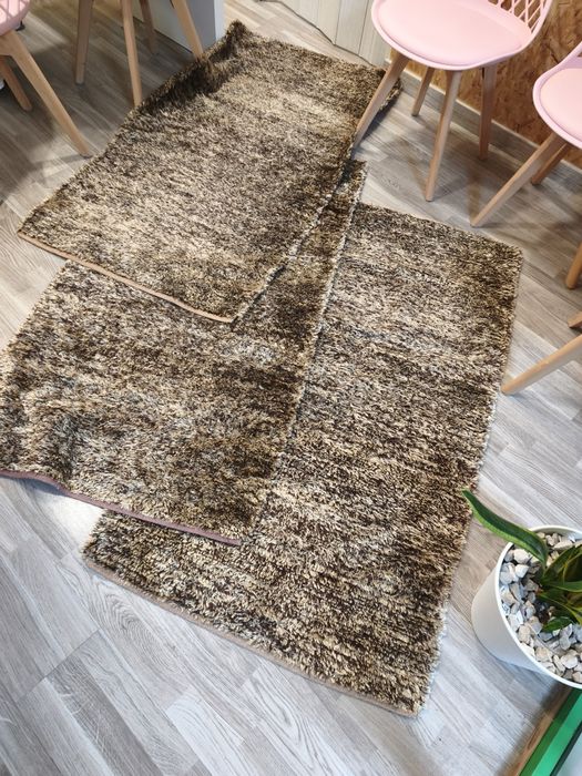 Conjunto 3 tapetes usados 158x83cm