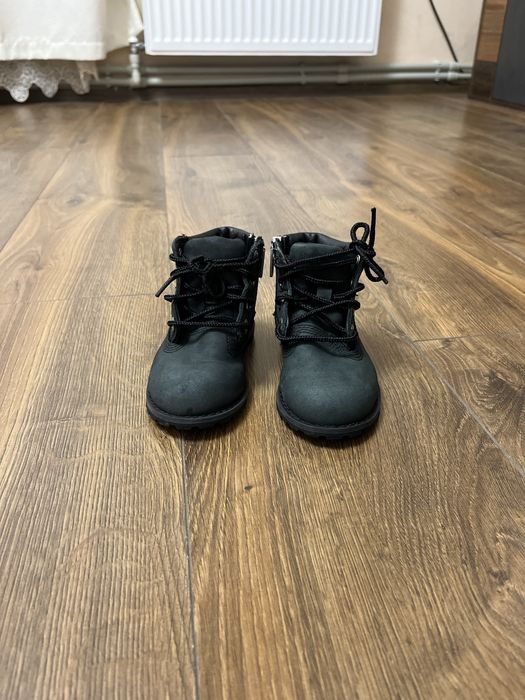 Дитячі шкіряні осінні черевики Timberland розмір 23