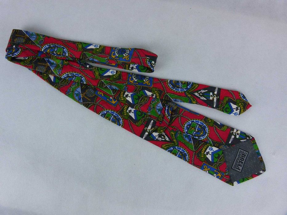 Gianfranco Ferre jedwabny krawat silk jedwab