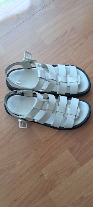 Sandały zara beżowe r.39