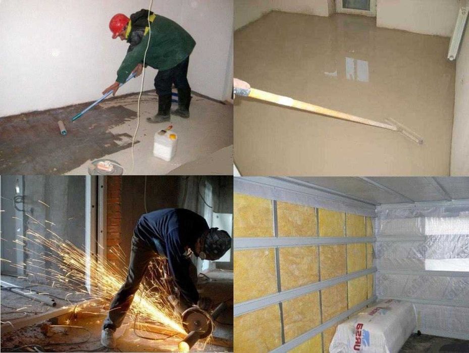 Промышленные полы, ангары, топинг, стяжка, фундамент, бетоные работы