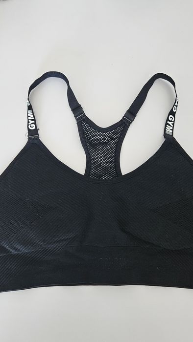 Stanik sportowy damski czarny M