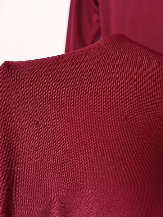 AX Paris - Rozmiar S/M - Bordo - Marszczenia - Długi rękaw