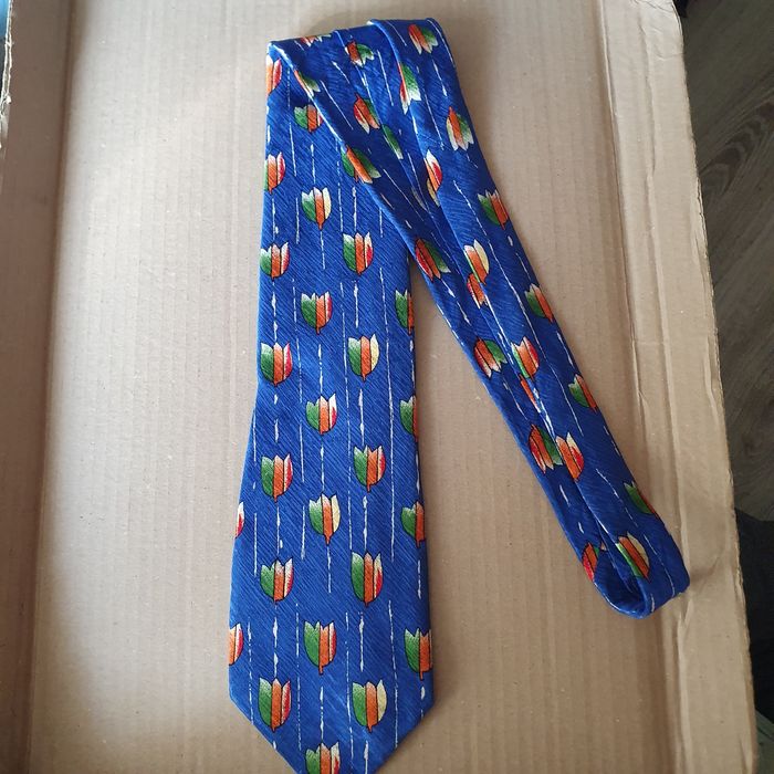 Krawat męski w kwiaty (k-5)OK