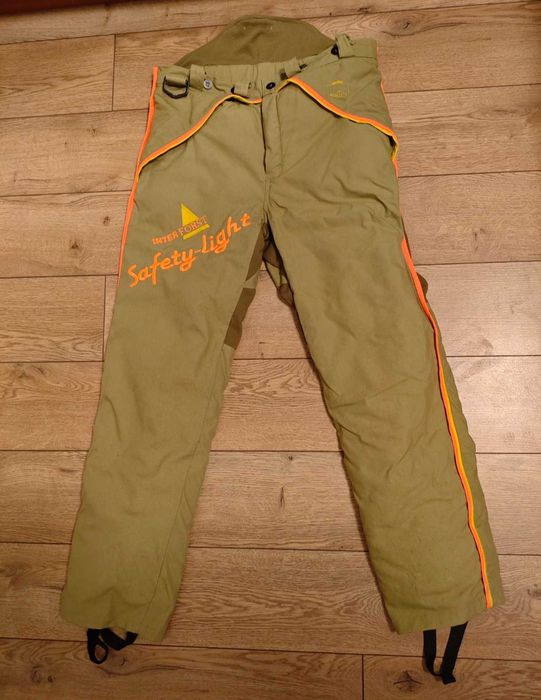 Interforst штани із захистом від порізів бензопилою р. s / m cordura захисні штаны от порезов бензопильщика защитные роба