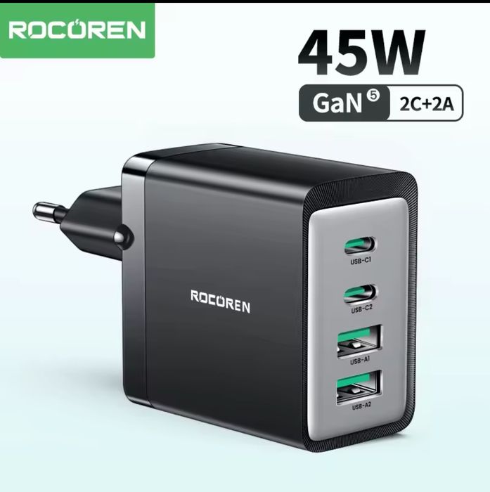 Зарядний пристрій Rocoren 45W