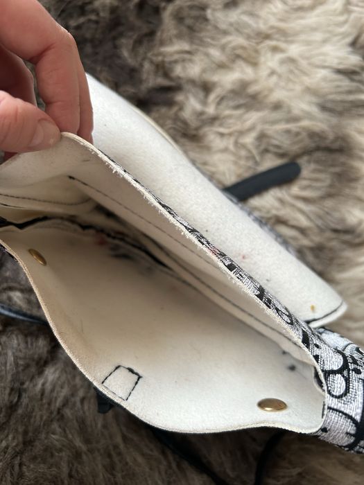 Torebka czarno biala