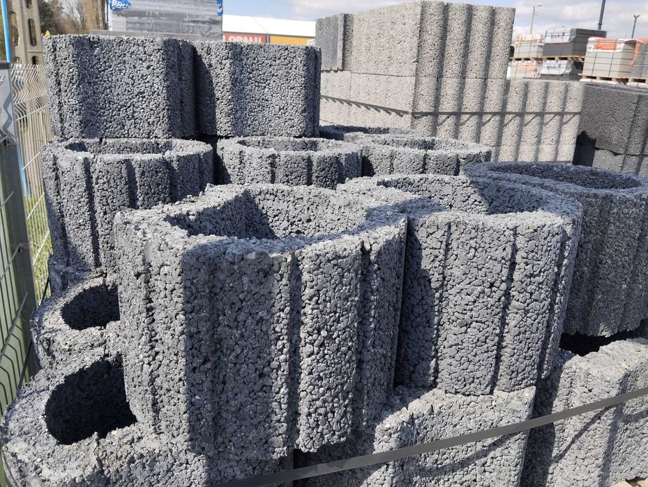 Donice Betonowe Okrągłe Patiflor murek oporowy donica beton gazon grys