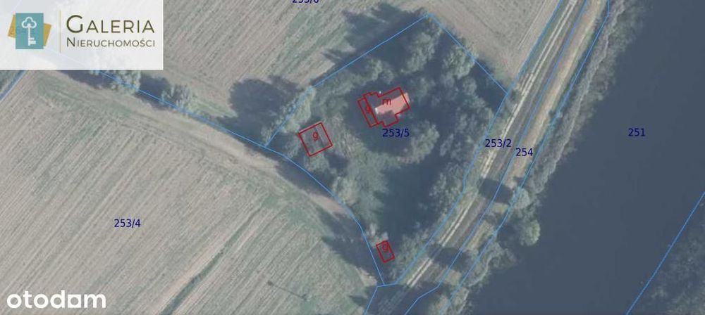 Dom wolnostojący w Kępinach Małych nad rzeką Nogat