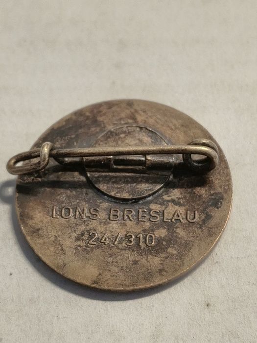 Militaria Trincheira PIN de associação dos policias alemães  de Munique 1937