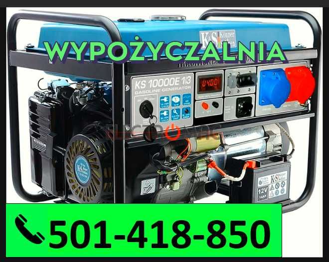 Wynajem - Agregat prądotwórczy KS 10000E 1/3,    230V / 400V - 8 kW