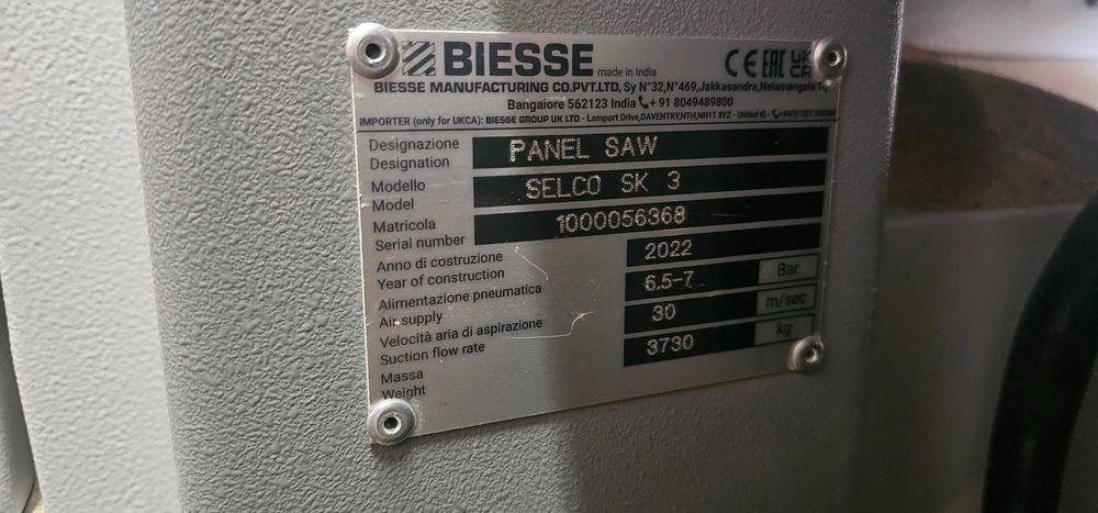 Piła panelowa BIESSE SELCO SK 3