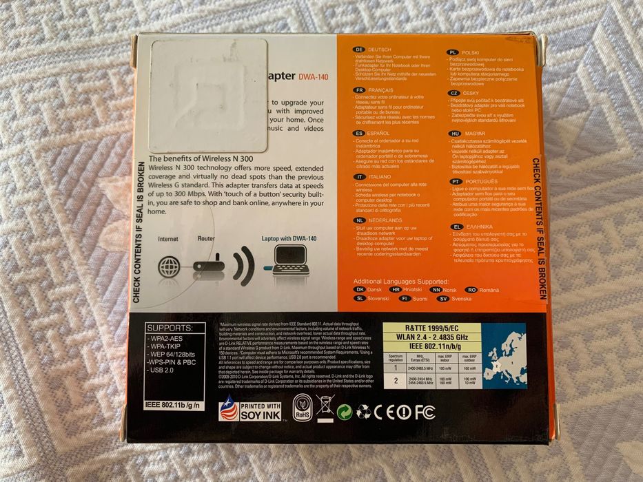 D-Link USB Wi-Fi Adapter Wireless N DWA-14064283909388161124