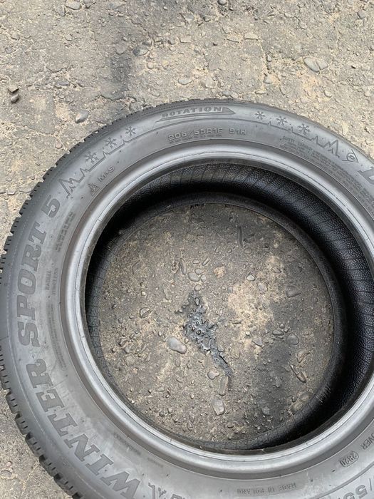 Шини 205/55 R16 Dunlop зима 2023  рік,7/6,5 мм