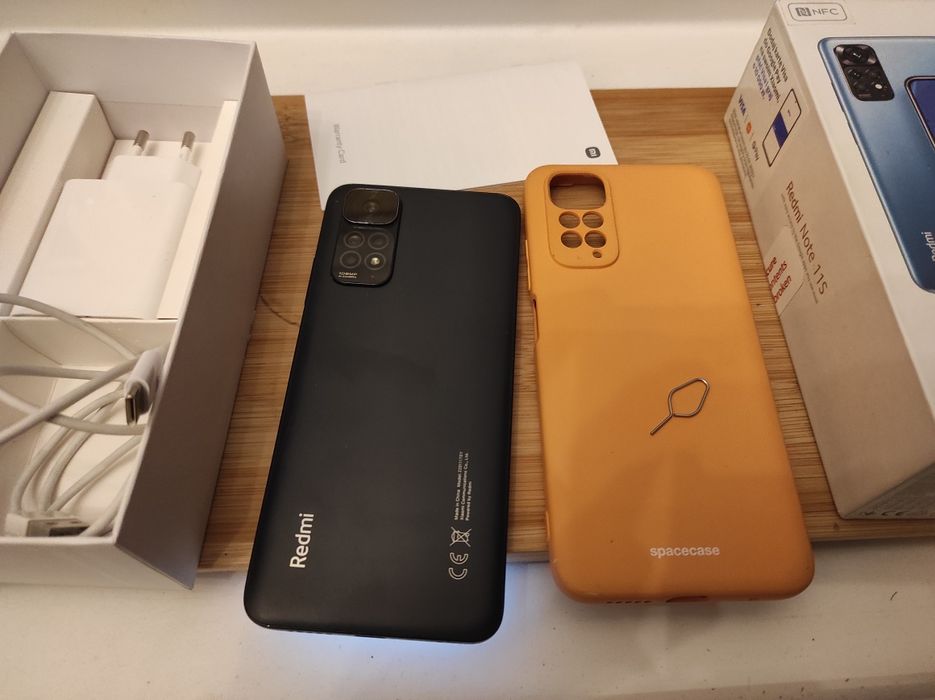 Prawie jak nowy Xiaomi Redmi Note 11S 8GB RAM, 128GB ROM, szkło, case