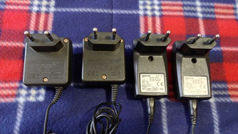 Nokia Travel Charger/Transformer ACP-8E 500mA / ACP-7E 355mA64551261509505122