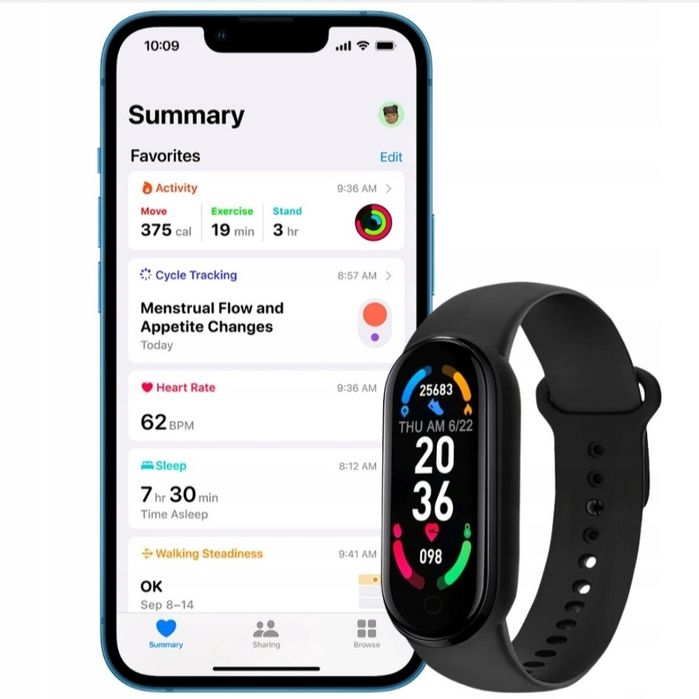 Smartwatch/smartband opaska sportowa