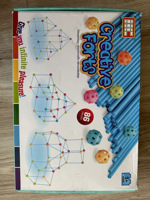 Słomki konstrukcyjne gigant. 86 elementów