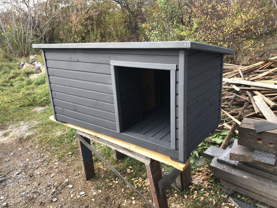 Утеплена будка для собаки 120х90х90