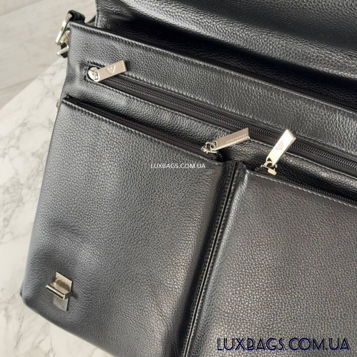 Мужской кожаная портфель Армани чоловічий шкіряний Armani