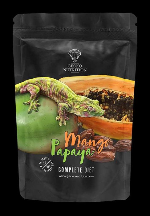 Gecko Nutrition Mango-Papaja 50 g - pokarm (papka) dla gekona