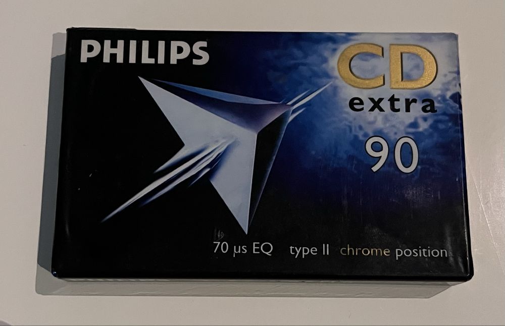 Cassete audio selada 90 minutos