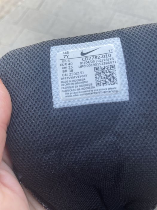 Nike. Високі шкіряні кросівки кеди . Осінь демісезон.