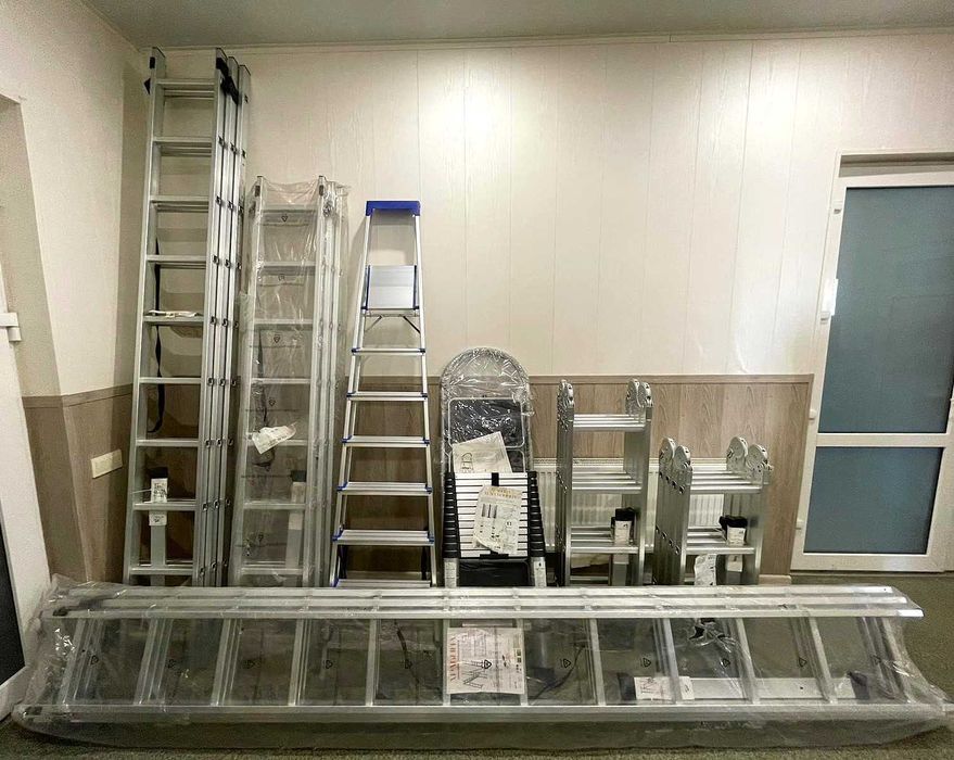 Стремянка, лестница раскладная универсальная, лестница телескопическая