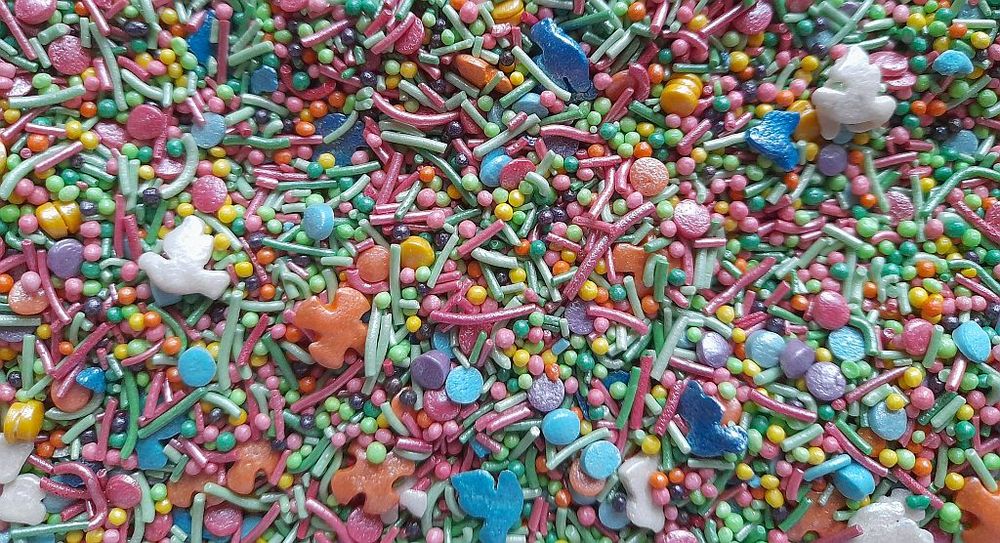 Posypka Cukrowa Konfetti Gołąbki Kolorowe - 50G