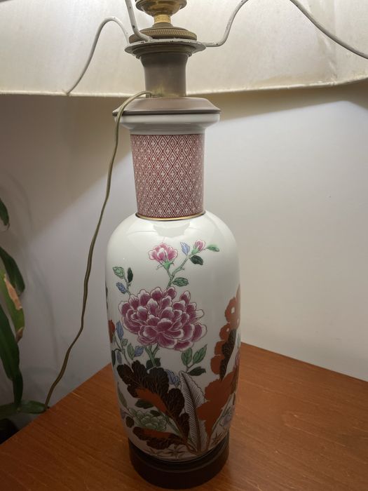 Jarra Vista alegre  Chengtu, adaptada a candeeiro