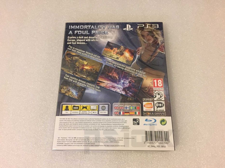 Knights Contract playstation ps3