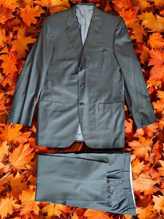 Brioni костюм классический мужской ручной работы (Графит) 5