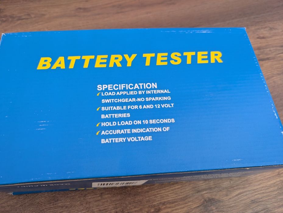 Cyfrowy tester akumulatorów SK2165 6/12 V – prawie nowy
