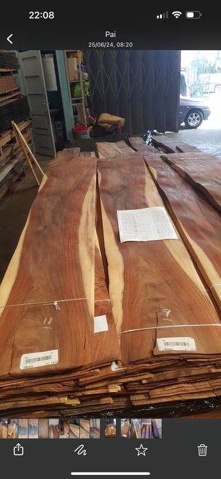 Madeira e folha de pau santo