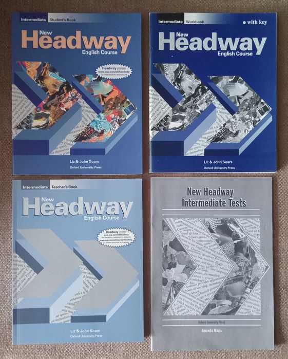 New Headway Intermediate комплект книг, англійська мова, English