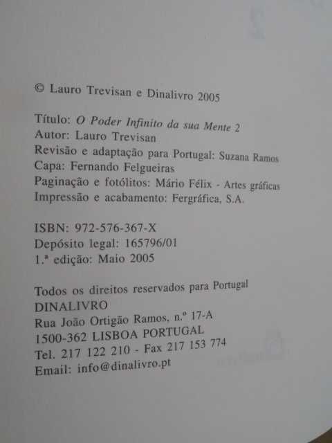 The Infinite Power of Your Mind - Volume 2 by Lauro Trevisan - 1st Edition64740529953410122