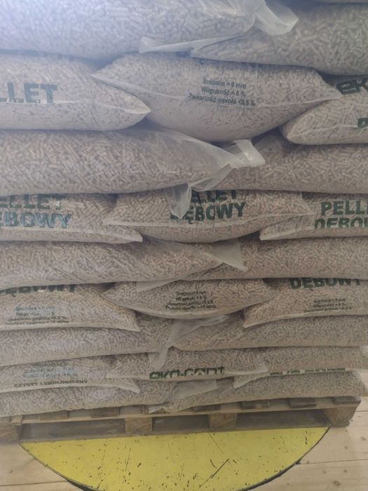 PELLET DĘBOWY Eko Gont z Krasnobrodu. Certyfikat A1 IBiC