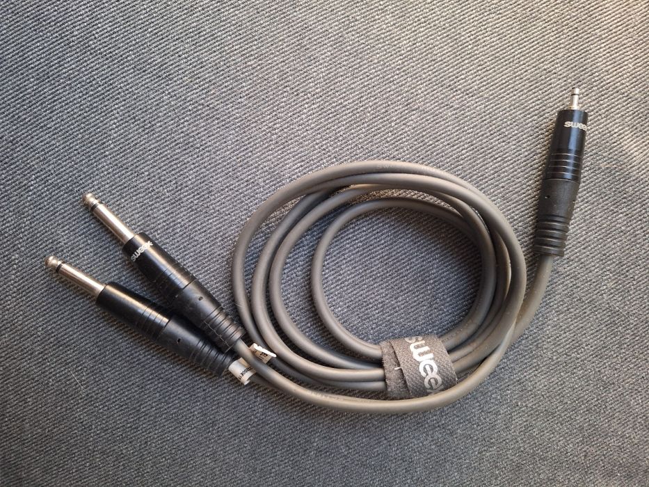 Kabel Stereo 2x Jack 6,3mm na ... drugi do wymiany (uszkodzony) 1,5m