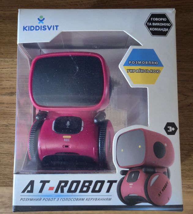 Інтерактивний робот AT-ROBOT з голосовим керуванням, українською мовою