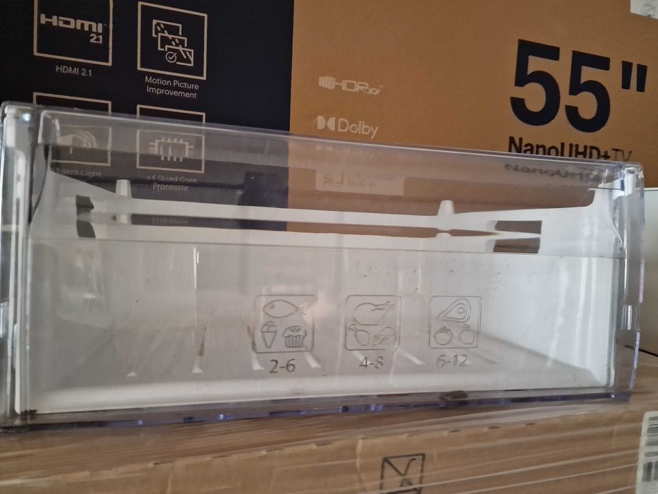 Gavetas e prateleira de congelador vert beko