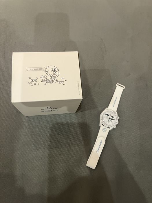 Relógio Omega x swatch mission to earthphase moongold